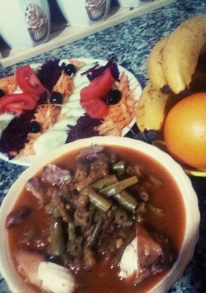 صورة لوصفة لوبيا خضراء