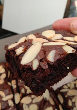 Foto resep Brownies panggang shiny crust,,