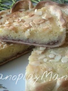 Una foto de Tarta bakewell en olla GME, F y G y tradicional