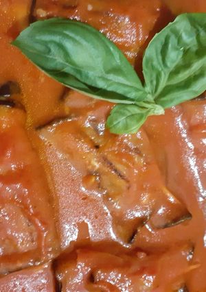 Foto di Involtini di melanzane con prosciutto cotto e mozzarella