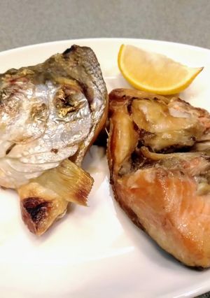 Foto resep Grilled Salmon Head / Kepala Salmon Panggang Mudah Sehat Lezat
