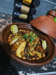 صورة لوصفة طاجين المدربل بالبدنجان الجزائري🍆