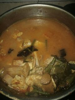 Foto resep Sayur Lodeh Lengkap (Nangka Muda, Kacang panjang, Krecek + Tempe)