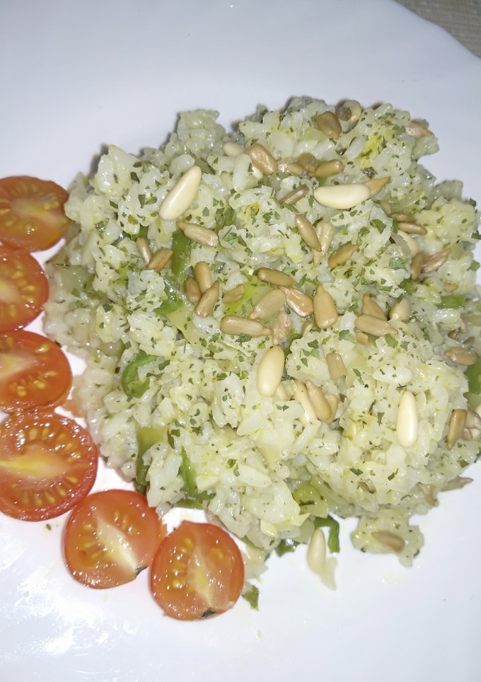 Una foto de Arroz con verduras