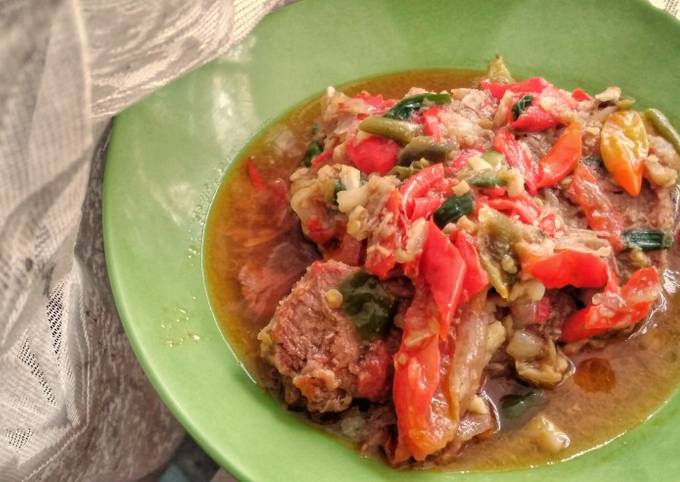 Resep: Daging Bumbu Cabai Iris Praktis