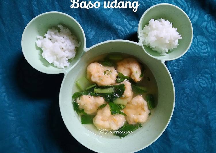 Resep Baso Udang MPASI 17MO🍤 Anti Gagal