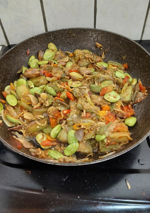 Foto resep Tumis terong pete teri medan