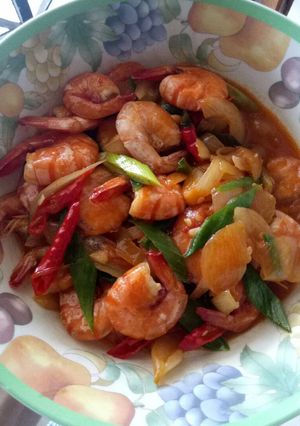 Foto resep Udang Saos Padang Simple