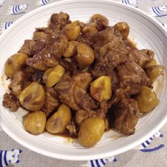 A picture of Stewed Ribs with Chestnut.