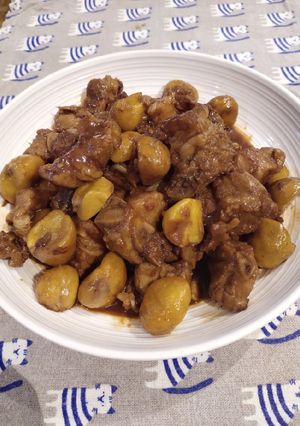 A picture of Stewed Ribs with Chestnut.
