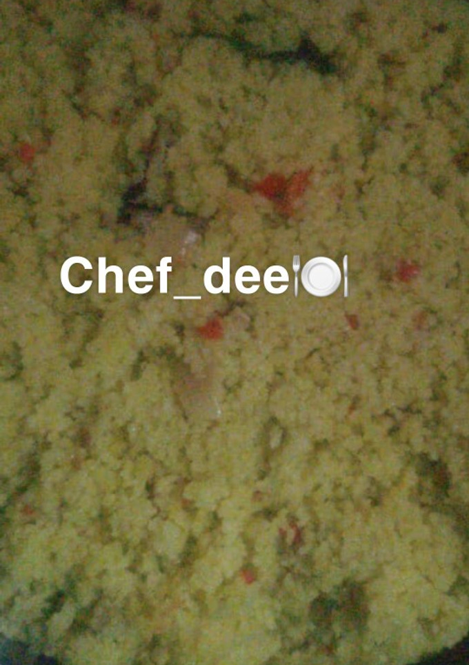 A picture of Soak couscous.