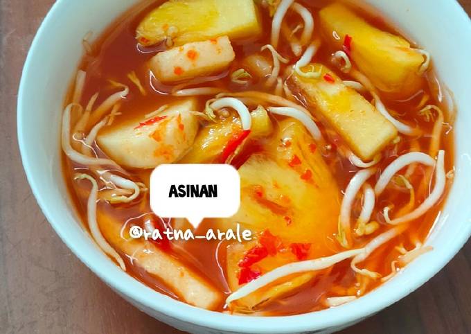 Asinan / rujak cuka