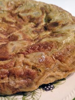 Una foto de Tortilla de alcachofas