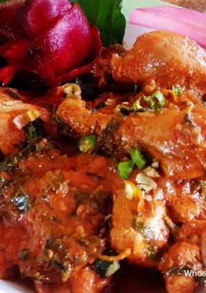 A picture of Whosayna’s Paalak Chicken Makhanwala.