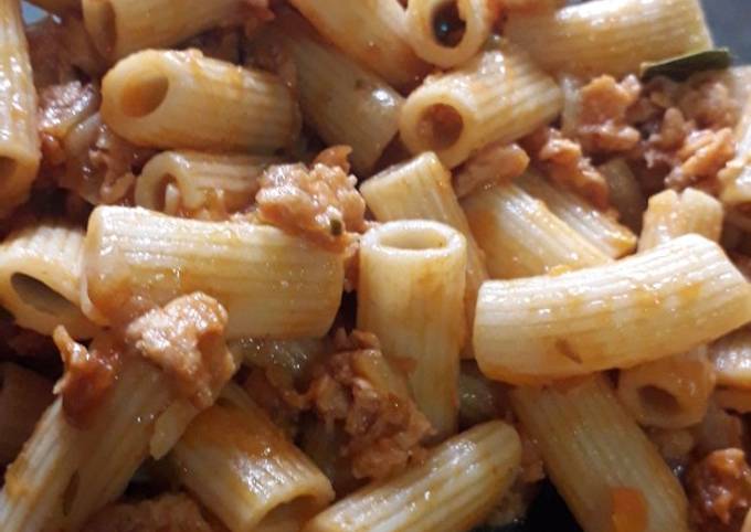 Fideos con tuco vegano 🥕 Receta de Lourdes- Cookpad