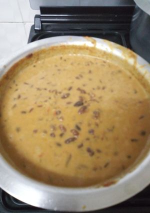 A picture of Beans in coconut milk.
