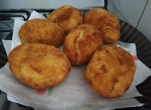 Una foto de Papas rellenas