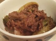A picture of broccoli beef