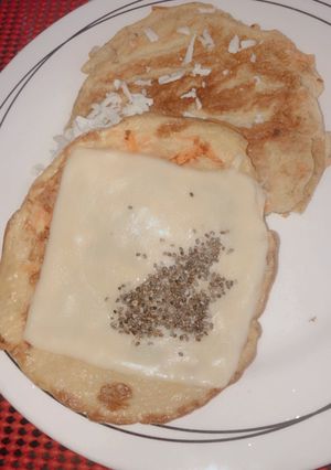 Una foto de Omelette de zanahoria