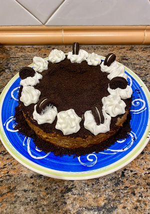 Una foto de Cheesecake de Oreo 😋🍪