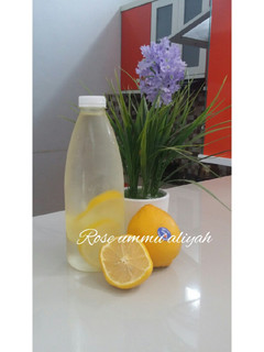 Foto resep Infused water lemon