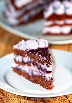 Foto di Torta di Farro Integrale con Ricotta di Pecora & Frutti di Bosco