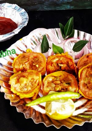 A picture of Tomato pakode(Streetfood).