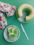 Bolu Pandan Vanilla versi Kukus, Lembut Anti Seret