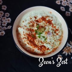 A picture of Avocado Raita.