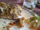 Dorado relleno a la parrilla