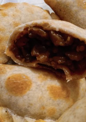 Una foto de Empanadas de berenjena