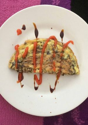 Foto resep Omelet Bayam Merah