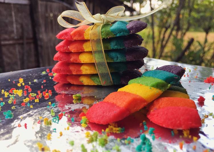 Cara Musim Gugur AppetizingRainbow lidah kucing