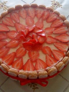 Gyümölcsös túrótorta recept fotója