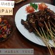 Sate bumbu melimpah