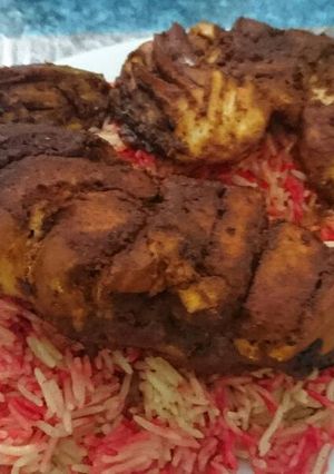 صورة لوصفة الدجاج التركي وارز التكا
