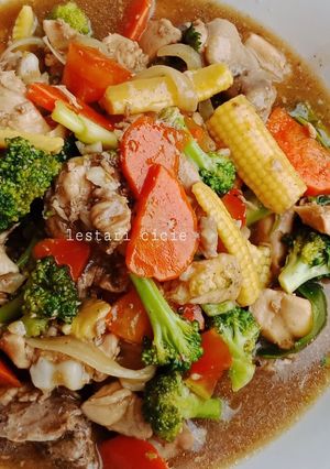 Foto resep Cah Ayam Sayuran