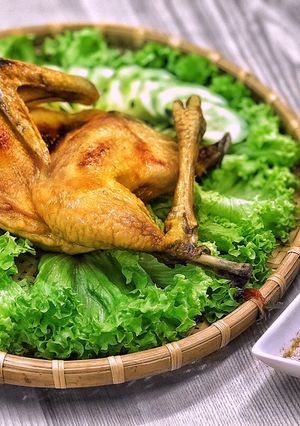 Hình của món Gà nướng da giòn.