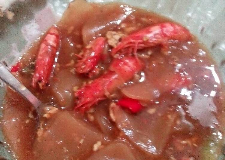 Seblak udang windu