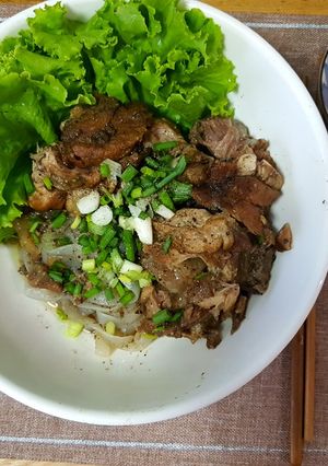 รูปของ ก๋วยเตี๋ยวเส้นบุกหมูตุ๋น คีโต