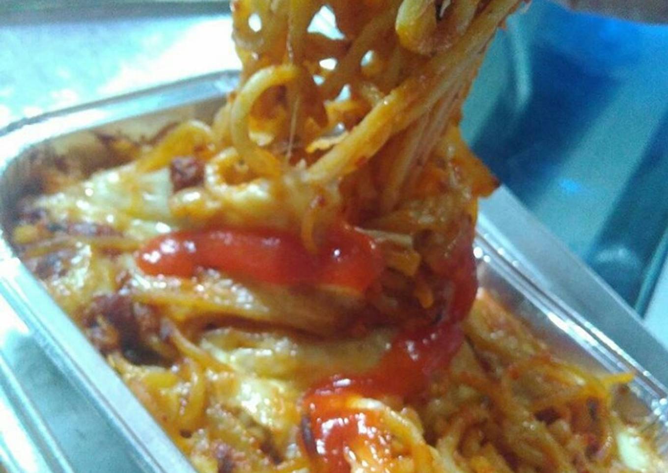 Baked spaghetti