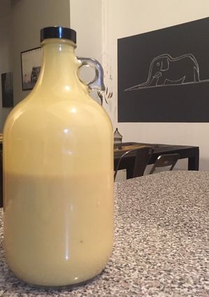Una foto de Rompope casero / Ponche crema