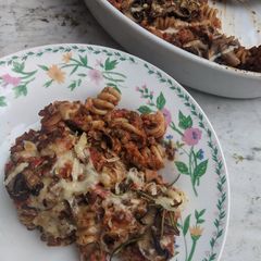 A picture of Rescue pasta bake.
