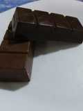 Barras de chocolate y maní. Al estilo block