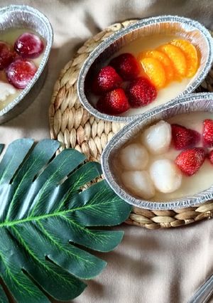 Foto resep Puding Buah Susu
