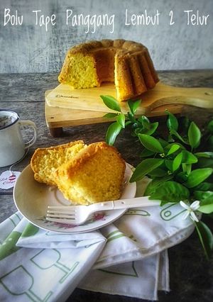 Foto resep Bolu Tape Panggang Lembut 2 Telur