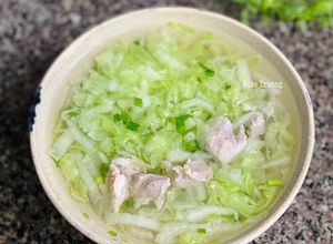 Hình của món Canh Cải Thảo Nấu Thịt Heo.