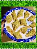 Arabic dessert with sevi