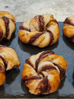 Una foto de Caracolas de Nutella