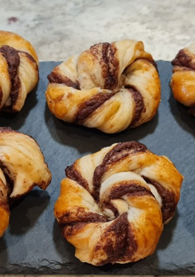 Una foto de Caracolas de Nutella